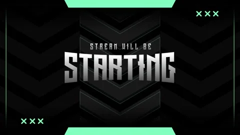 Animated stream overlays Stock Footage 294741657