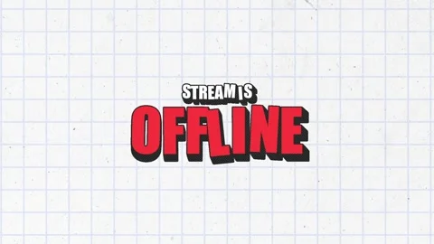 Animated stream overlays, offline screen Stock Footage 332535005