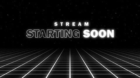 Animated Stream Starting Soon Stock Footage 280764685