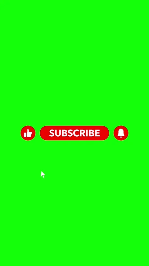 Animated Subscribe Button, Like Button and Notification Bell with Cursor Click Stock-Footage 337932947