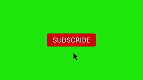 Animated Subscribe Button On Green Screen Background Stock-Footage 170155566