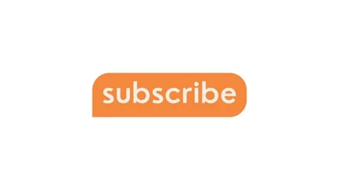 Animated Subscribe Button icon background animated, logo symbol, social media Stock Footage 245639807