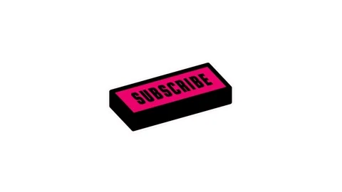 Animated Subscribe Button icon background animated, logo symbol, social media Stock Footage 245639814