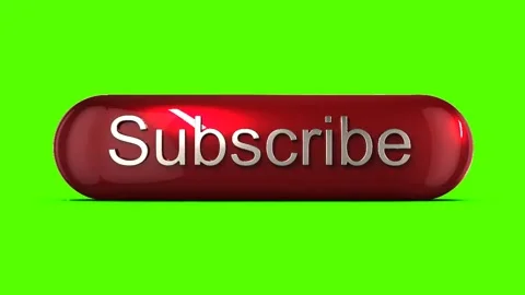 Animated Subscribe Button For social network Stock Footage 138258764