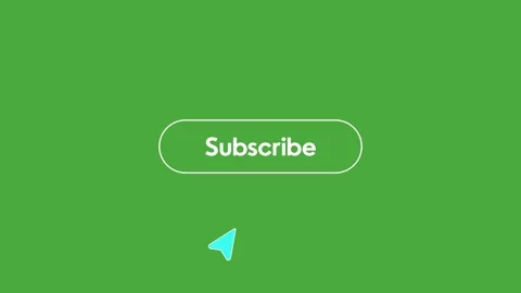Animated Subscribe Button, Subscribing Animation on Green Screen | 4K Stock Footage 311566153