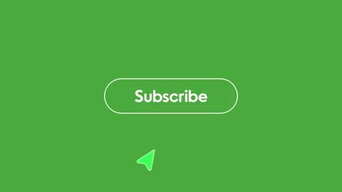 Animated Subscribe Button, Subscribing Animation on Green Screen | 4K Stock Footage 311566308