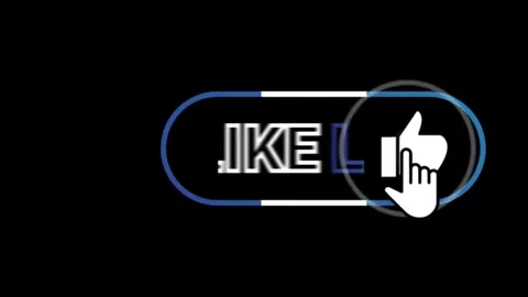 Animated Subscribe Button with Transparent Background Alpha Video stock 303383154