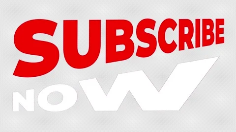 Animated Subscribe Now Text with Glitch Effect - Transparent Stock-Footage 332133012