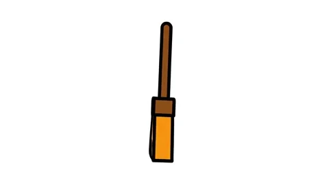 Animated sweeping broom 2D motion graphic for UI cache cleaner or household.. 스톡 동영상 342094766