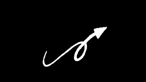 Animated symbol of an arrow with a loop.white arrow rising transparent chan.. 스톡 동영상 277927986