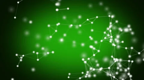 Animated system Plexus,depth of field Stock Footage 51677682