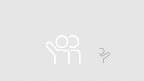 Animated talents white linear icon Stock Footage 213843900