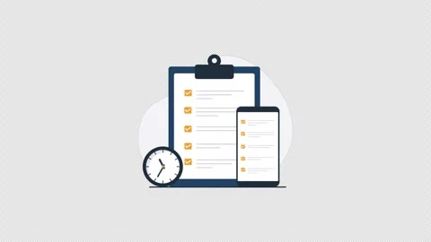 Animated Task Compilation Concept Video - Transparent Stock Footage 311252759