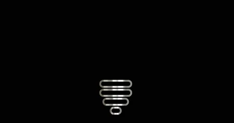 Animated teamwork education ideas logo on dark background Stock Footage 168038751