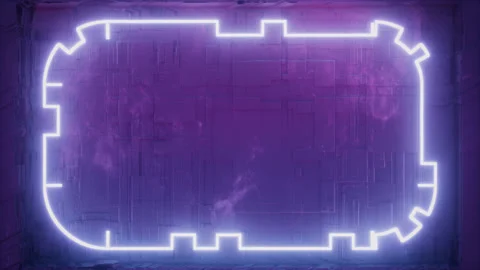 Animated Technology Led Frame Loop Stock Footage 306622435