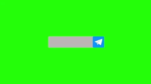 Animated telegram Logo And Name With A Space To Add Profile Name Or Link. Stock Footage 244848267
