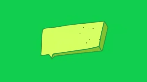 An animated text bubble that changes shape smoothly perfect. 스톡 동영상 306848282