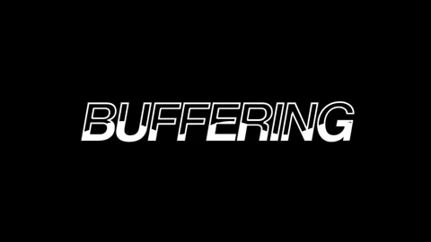 Animated text buffering Stock Footage 314425684