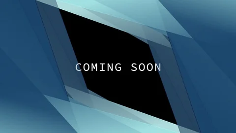 Animated Text Coming Soon with Blue Transition Video stock 86699722