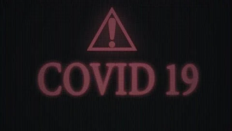 Animated Text With Coronavirus Stock Footage 171536642