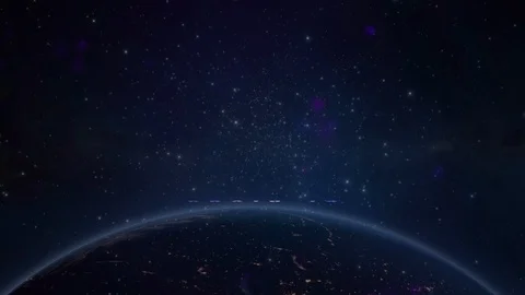 Animated text 'COVID-19' on a background of the starry sky. Stock Footage 127181975