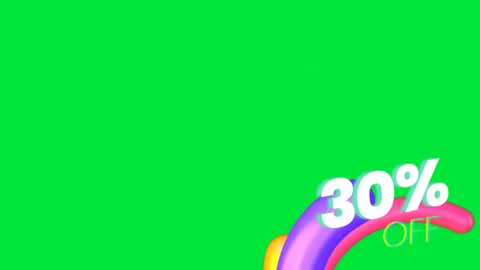 Animated text green screen discount 30% Stock Footage 220638463