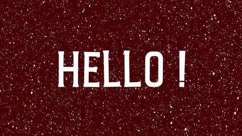 Animated text of "Hello" background. Isolated word illustration. Stock Footage 113332530