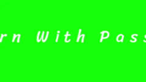 Animated text with passion on green screen. Kinetic typography motion graphic Stock Footage 340597555