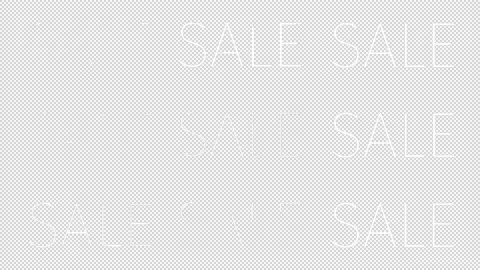 Animated text for sales with alpha channel Stock Footage 140610068