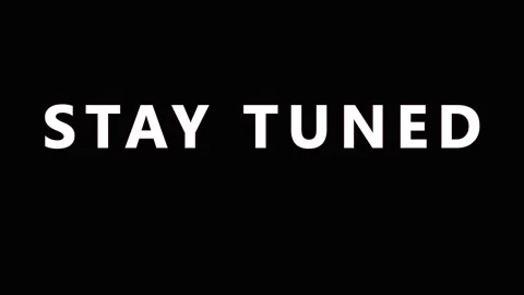 Animated text STAY TUNED with glitch effect during event announcement in da.. Stock Footage 343479583