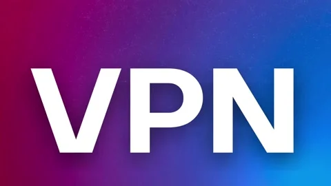 Animated text VPN virtual private network VPS server internet networking Stock Footage 318203181