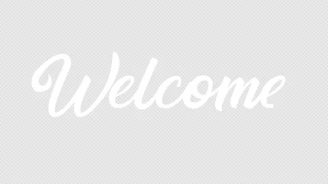 Animated Text Welcome with Animated Alpha Channel  White Lettering with Ele.. Stock Footage 336241386