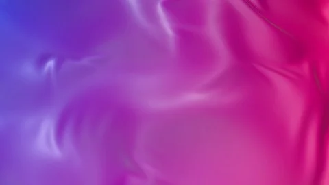 Animated texture in 4k. 3D animation of red violet gradient of wavy cloth Stock Footage 125899829
