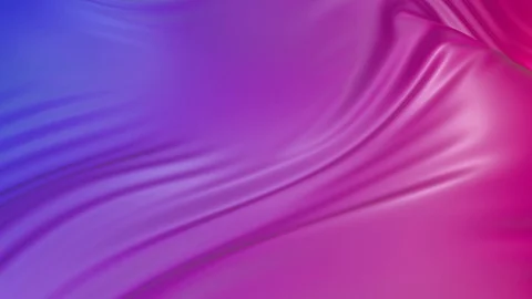 Animated texture in 4k. 3D animation of red violet gradient of wavy cloth Stock Footage 125899851