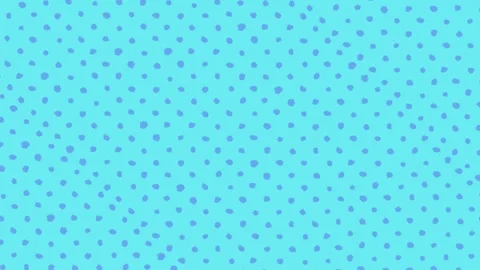 Animated texture video with abstract hand-drawn blue polka dots. Видео 315075703