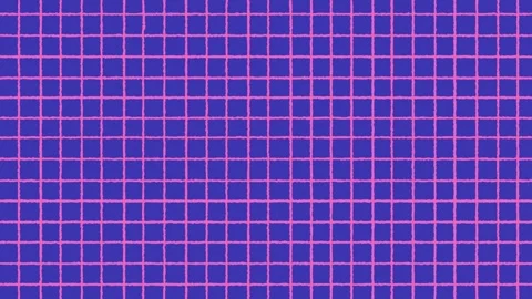 Animated texture video of a hand-drawn pink grid pattern. Loop. Stock Footage 315075638