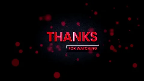 Animated Thanks For Watching Like Comment Share, Transparent Background Video Stock Footage 274400029