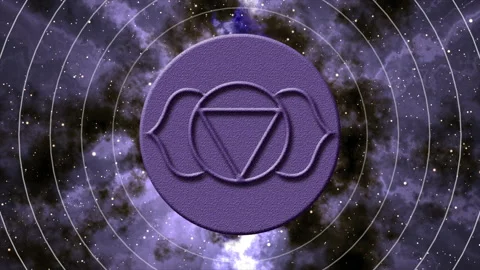 Animated Third Eye Chakra Symbol with ra... | Stock Video | Pond5