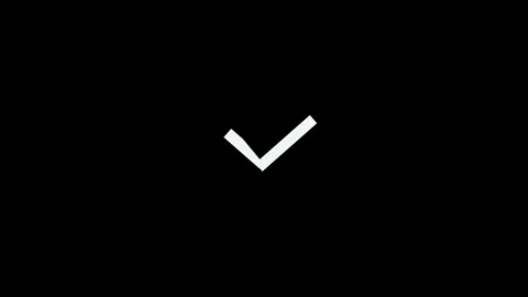 Animated tick mark with smooth transition effect video. Stock Footage 305099915