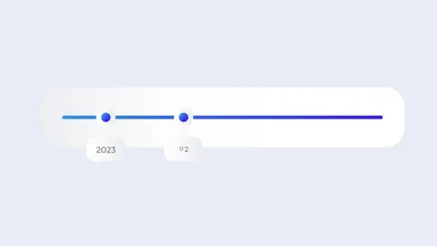 Animated Timeline Infographic with Four Progress Steps and Blue Accents Stock Footage 324837380