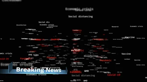 Animated title Breaking News Stock Footage 132723682