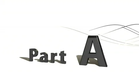 Animated Title - Part ABC - version 04 (HD) Stock Footage 829265