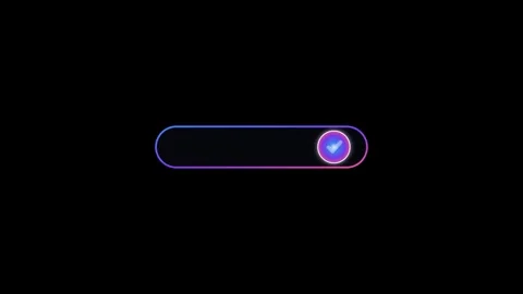 Animated toggle switch button with checkmark icon on a dark background for .. Stock Footage 345547185
