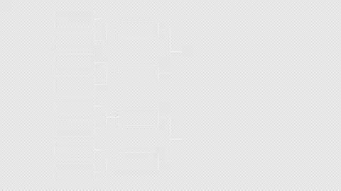Animated Tournament Bracket Outline Diagram Overlay Loop Stock-Footage 330120166