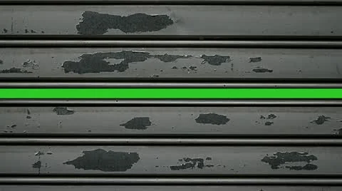 Animated Transition Rolling Gate (Key) Stock Footage 22015381