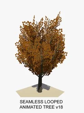Animated Tree v18 3D Model