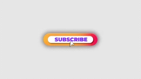 Animated Trendy Glowing Subscribe Button Stock Footage 272747508