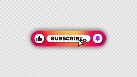 Animated Trendy Subscribe Button Stock-Footage 272745343