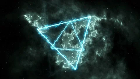 Animated Triangle Electric Star Object Sean 5 Видео 154895546