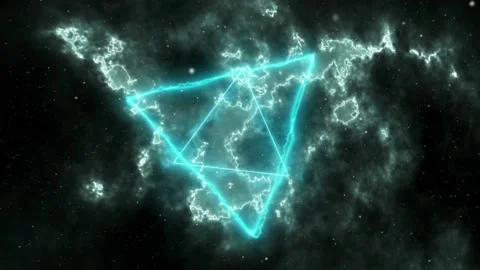 Animated Triangle Fractal Star Object Sean 動画素材 154896062